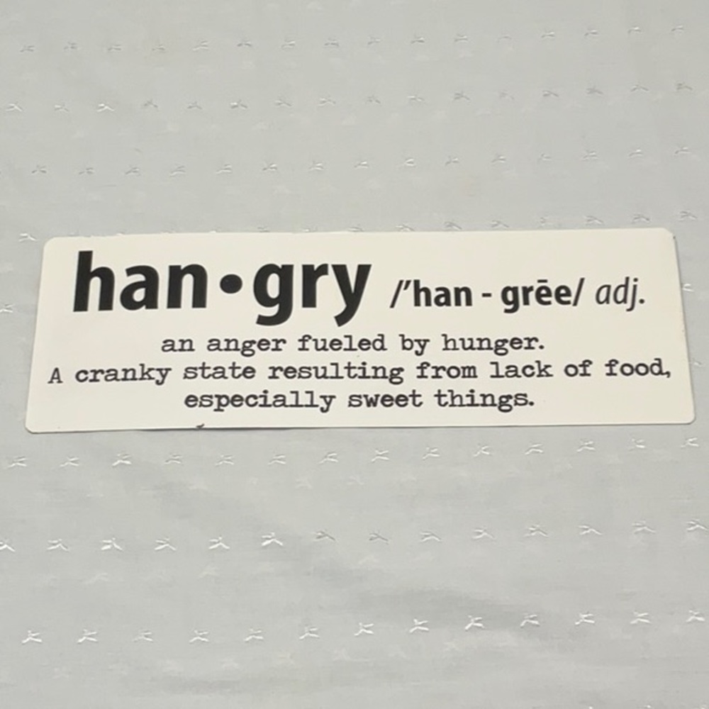Han~gry Definition Metal Wall Hanging